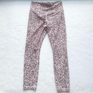 Athleta Pink and Gray Patterned Leggings